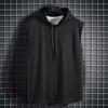 New Fashion Zipper Cardigan Sweater Mens Sleeveless Hooded Vest Jacket Plus Size S-4XL Streetwear Vest Hoodies