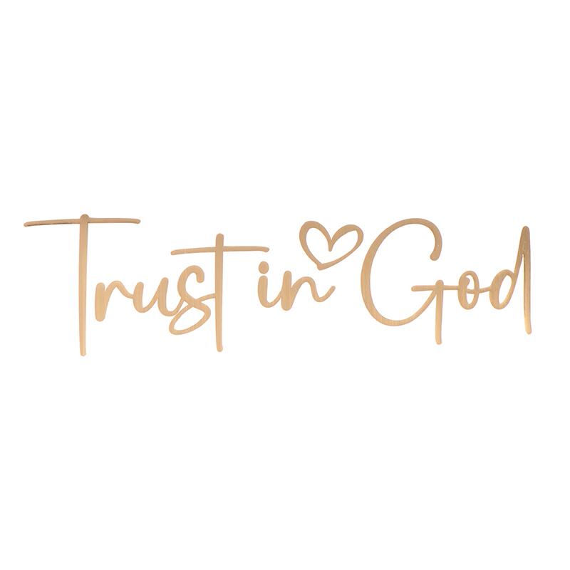Trust In God Mirror Decal, Car Decals For Women, Faith Mirror Decal, Cute Vinyl Decal, Christian Car Mirror Decal, Religious Car