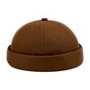 Melon Color Solid Peel Hat Warm Fashionable Adjustable Outdoor Cap Lightweight