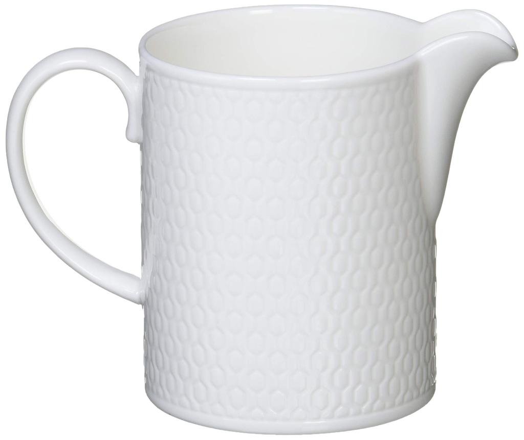 Wedgwood Geo Jug 150ml Wedding White [Official Import] Gift,