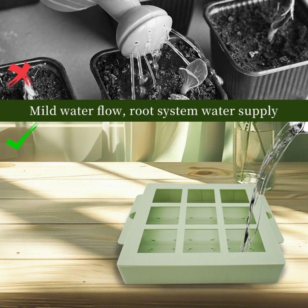 For Propagation Dual-Purpose Seed Starter Tray Reusable Mini Size Germination Kit 9 Deep Cells Plant Starter Tray Gardening
