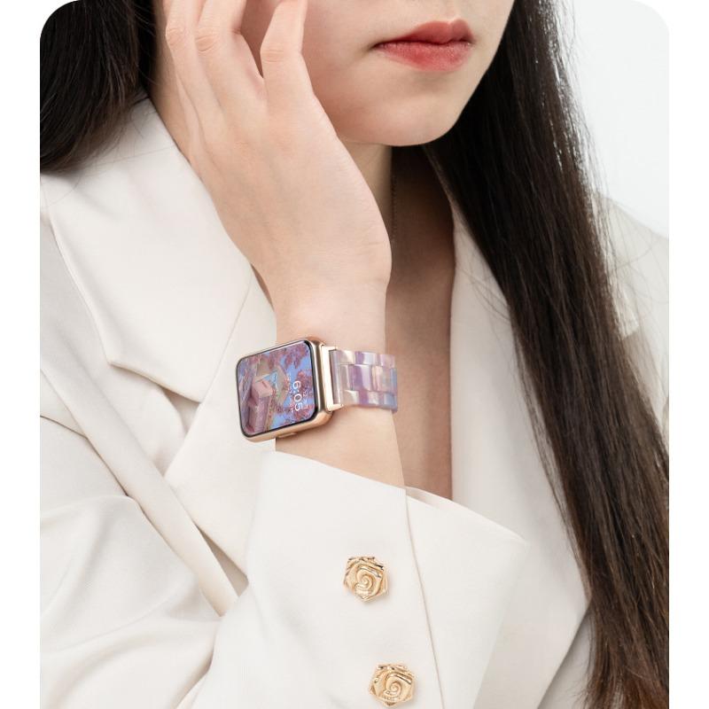 Harzarmband für Samsung Galaxy Fit 3 Uhrenarmband Correa Armband Kompatibel mit Galaxy Fit 3 Armband Zubehör