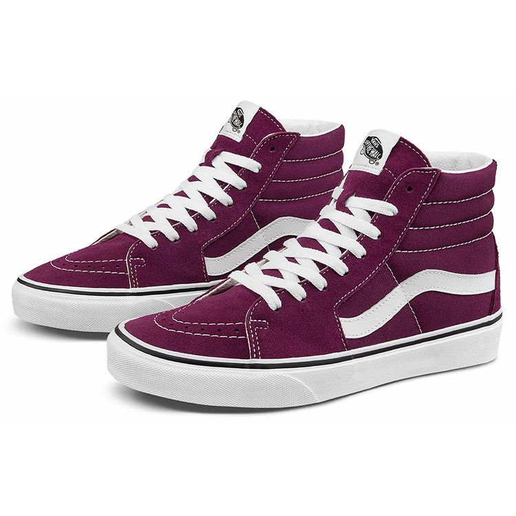 Vans Sk8-Hi Grape Wine Unisex Sneakers Purple True-White VN0A5JMJ8BS