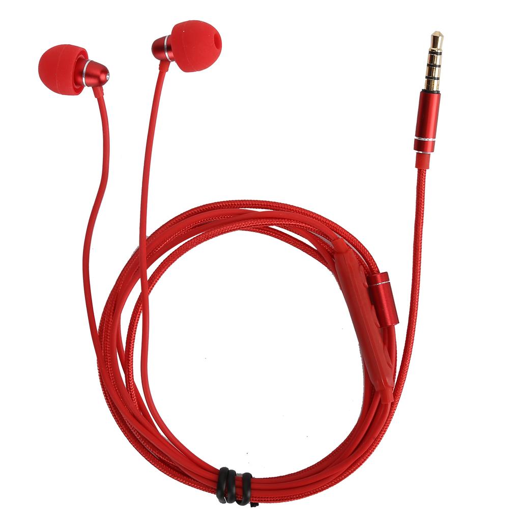 MS28 HiFi Soundproof Earphone with Mic Portable Wired Earbuds Headphone for Outdoor