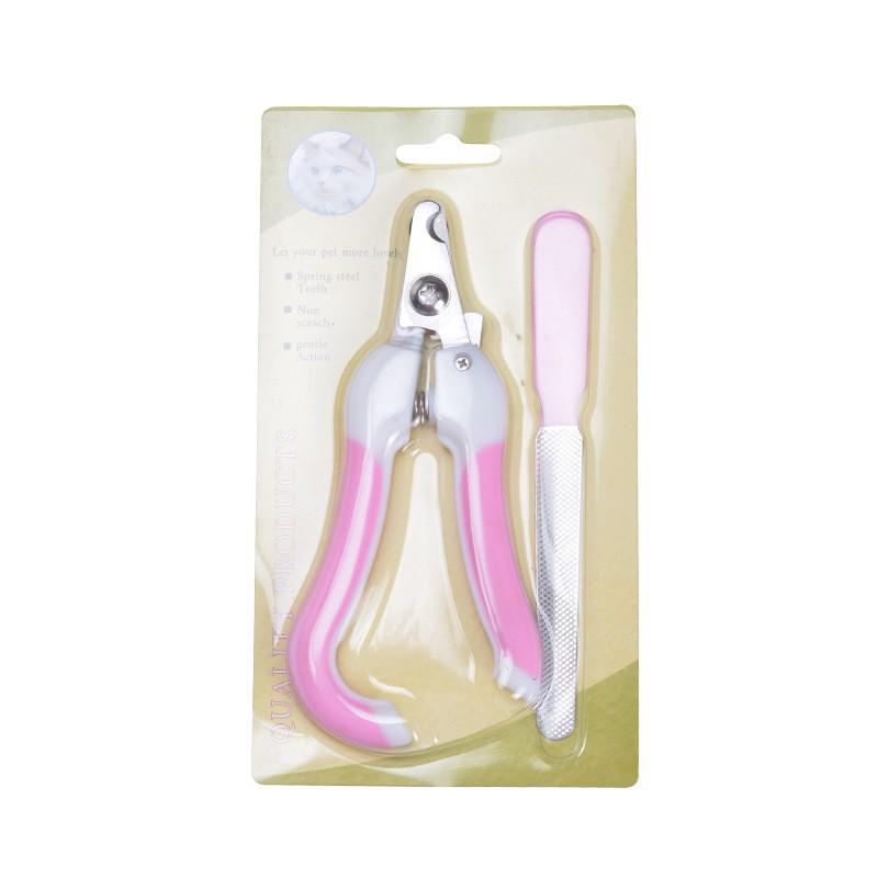 Stainless Steel Pet Nail Clippers for Cats & Dogs with Nail Grinder