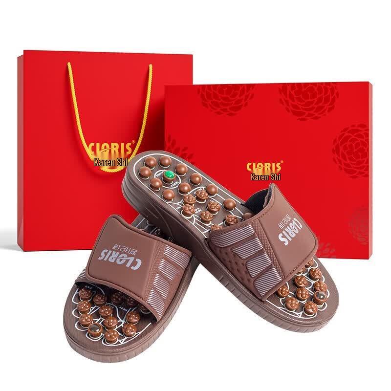 Karen's Third Gen Jade Reflexology Slippers CN Plug (adapter Included)