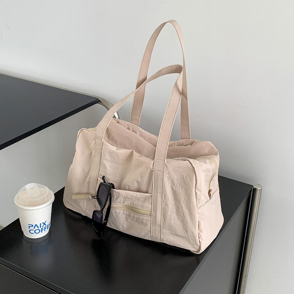 Simple Carry On Travel Tote Bag Large Capacity Weekender Overnight Duffle Bags Trendy Sports Fitness Bags For Women Girls