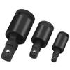 3 Pcs Impact Universal Joint Set 1/4-Inch 3/8-Inch & 1/2-Inch Drive Chrome Moly