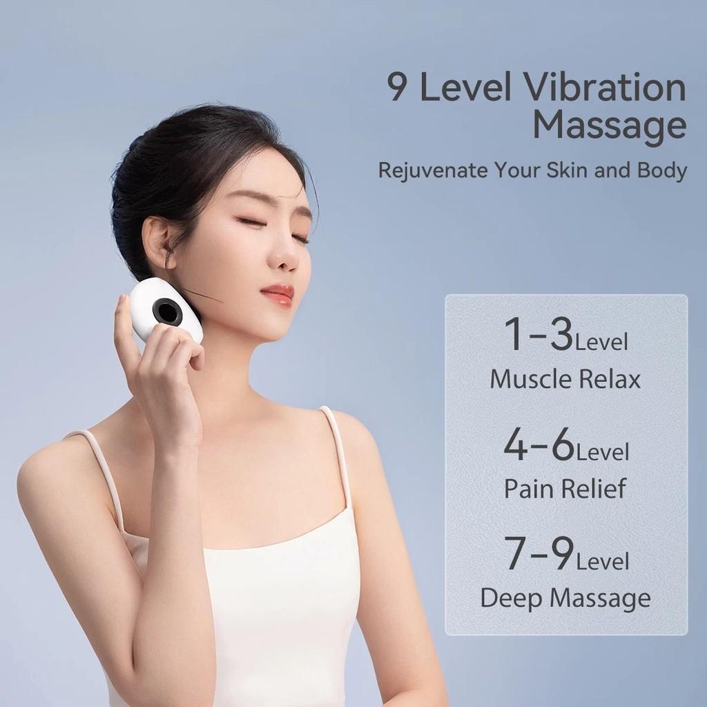 Household Electric Face Massager Portable Facial Wrinkle Removal Meridian Brush Smart Gua Sha Stone