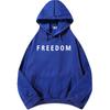 Charlie Kirk Freedom Letter Print Hoodies Fashion Unisex Streetwear Long Sleeve Casual Loose Sweatshirts for Men/Women Pullovers