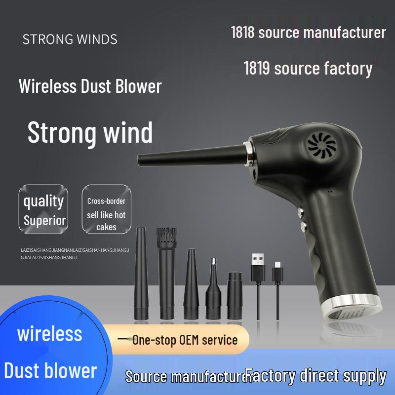 Aspirapolvere e Soffiatore Wireless per Succulente, Uso Esterno, Parrucchiere, Asciugatura Capelli e Pulizia Tastiera
