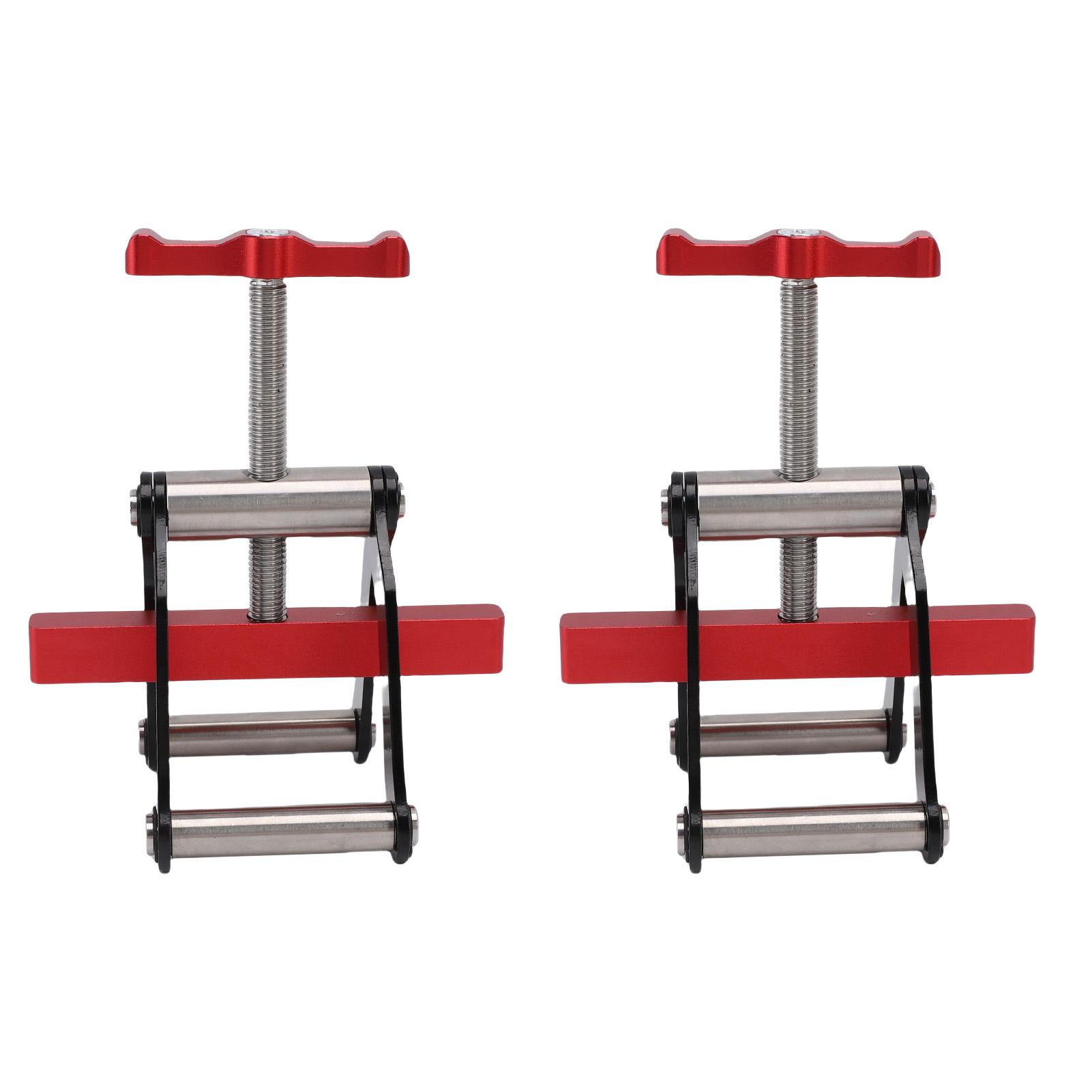 

4 Way Pressure Clamp Aluminum Alloy Powerful Four Way Wood Panel Corner Clamping System for Woodworkers Cabinet