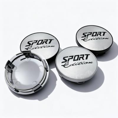 4pcs Sport Edition Logo Emblem Car Wheel Center Caps O.D 58MM 54MM Wheels Hub Cap Rim Hubcaps Dust Cover Replace Car Accessories