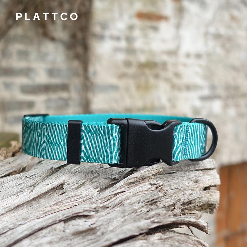 PLATTCO New Floral Pattern Pet Collar - Model PDC333 S 2.0cm* (31-41cm) зебра