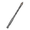 6/8/10/12mm Four Edge Saw Tooth Eccentric Drill Bit Serrated Eccentric Drill Bit Multifunction High Hardness Tool