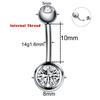 10Pcs/20Pcs/50Pcs G23 Titanium Navel Piercings Ombligo Internal Thread Navel Piercings Belly Button Rings Woman Body Jewelry