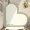 INS Wind Gradient Love Bathroom Absorbent Mat Household Non-slip Bathroom Soft Mat Wedding Diatom Mud Mat