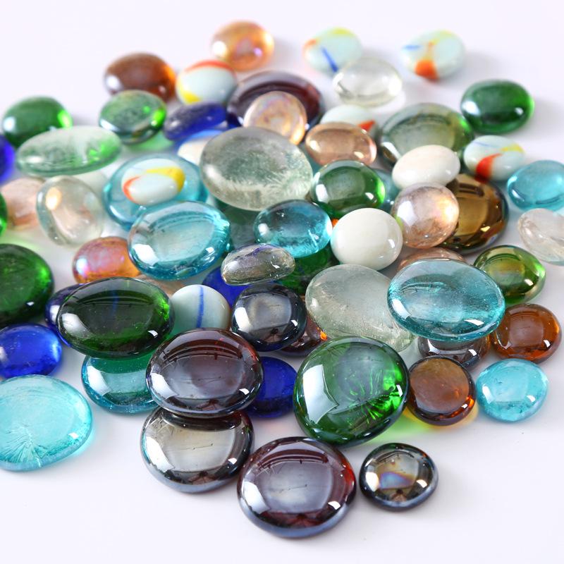 

Colorful Glass Pebbles: Decorative Stones for Aquariums, Balconies, and Hydroponics