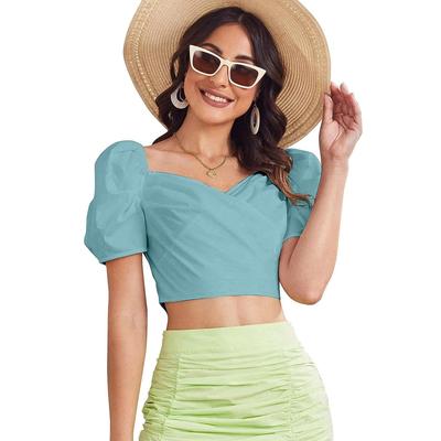 ILLI LONDON Women's Blouse Crop TOP