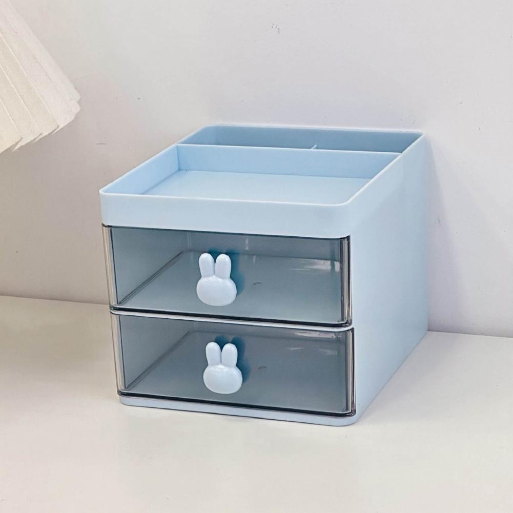 Popular Makeup Drawer Multi-functions Cosmetic Storage Box Wide Application Space Saving Drawer Desktop Storage Box