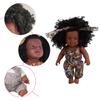 12in African American for Doll for Baby Girls Boys with Black Skin that Looks Re