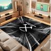 West Ham United Football Print Crystal Velvet Rug, Comfortable Water Absorbent Non Slip Indoor Floor Carpet