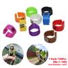 1 Pack/100Pcs Digital Plastic Bird Clip Foot Rings Inner Diameter 12mm Pigeon Quail Identification Leg Rings No.1~100 10 Colors