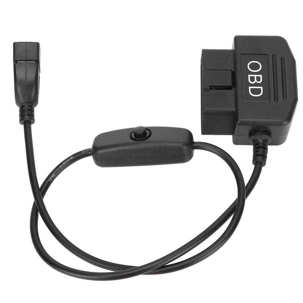 16 Pin OBD2 Male Plug USB Power Charging Cable OBD Adapter Cable 18.9in Universal Connector Charger