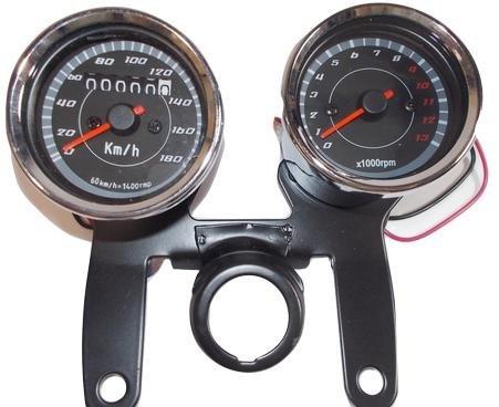 Mechanical Speedometer Electric Tachometer & Stay Set