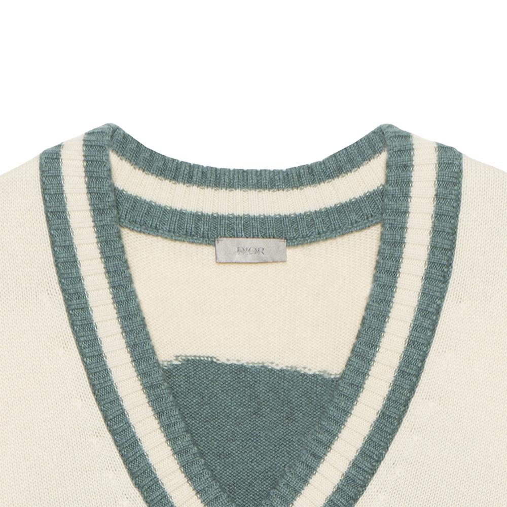 Dior X Cactus Jack Oversized Sleeveless Sweater 283M646AT121-C086