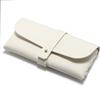 New Genuine Leather Glasses Case, Niche Sunglasses Storage Bag with Kiss Buckle, Case for Sun Glasses & Women's Eyebrow Pencils