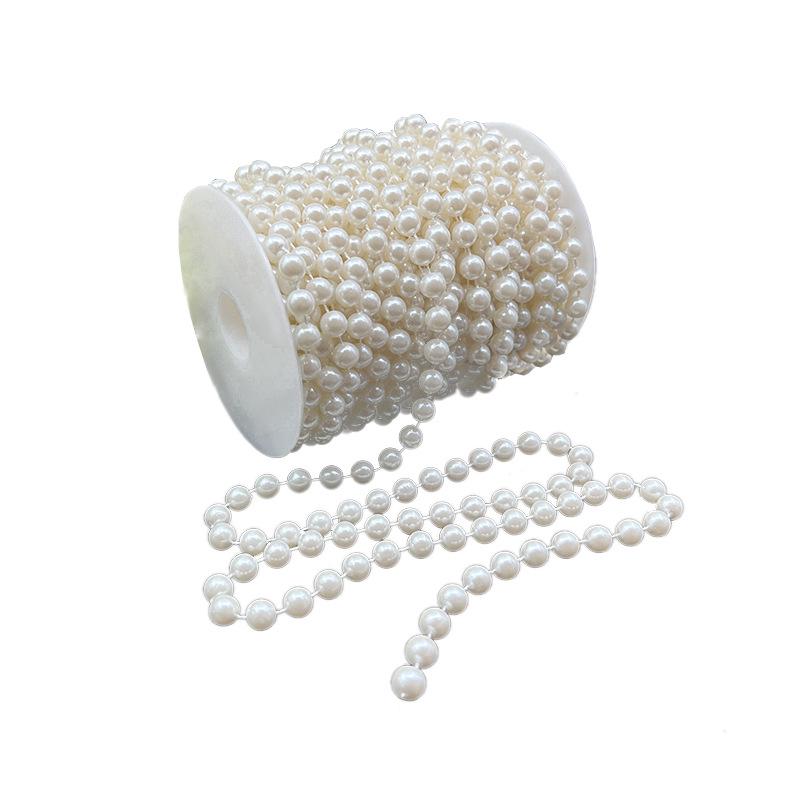 Adjustable 6-14mm Pearl Strand Chain for DIY Wedding Decor