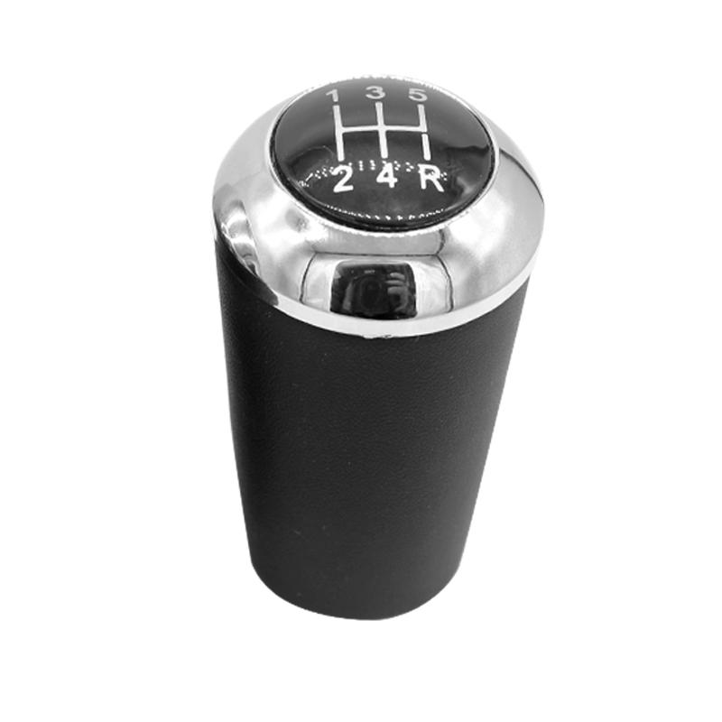 Chrome for MAZDA 3 BK BL 5 CR CW 6 II GH CX-7 ER MX-5 NC III 23 MT 5/6-Speed Gear Shift Knob Leather Shifter Lever Arm Headball