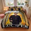 3 Stück Lucifer Staffel Drei Teaser Bettwäsche-Sets Für Alle Größen Neu 3D Gedruckte Bettdecke Decke Bettbezug Kissenbezug Schlafzimmerdekoration
