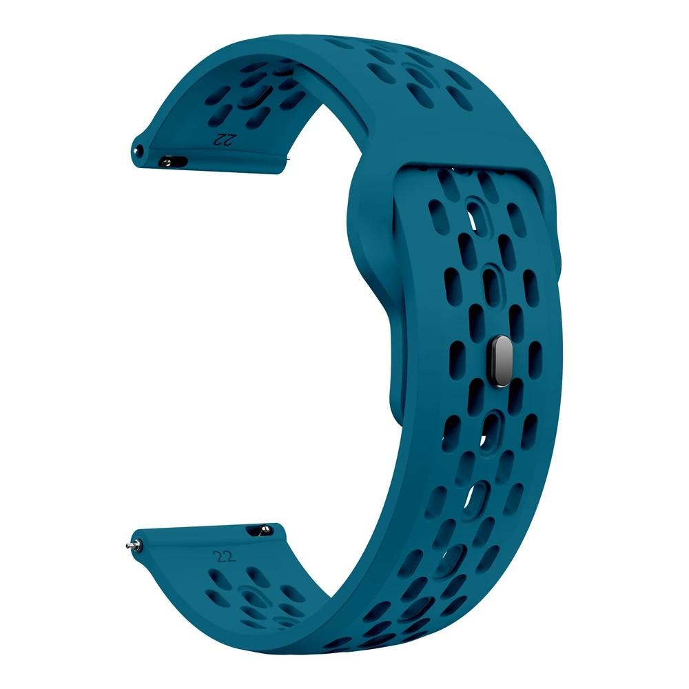 20mm Sports Breathable Silicone Strap For Garmin Forerunner 165 Vivoactive 5 3 Venu Sq 2 245 645 Approach S12 Bracelet Watchband