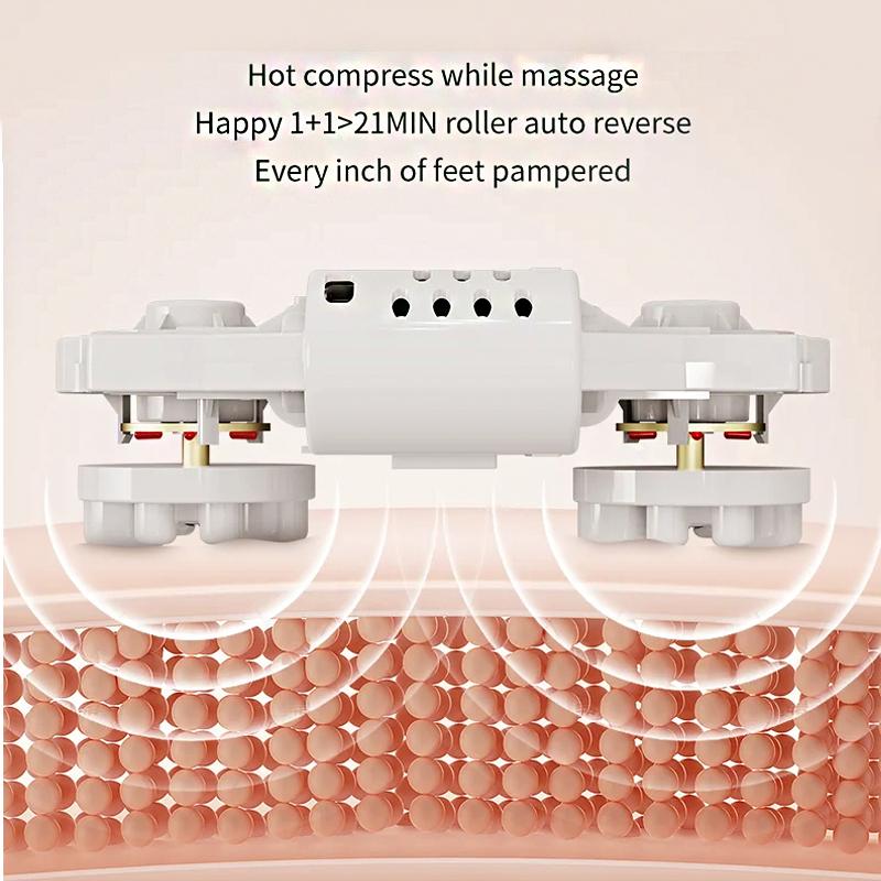 Shiatsu Foot Calf Massager Electric Kneading Massager Built-in Rotation Heating Function Leg Arm Muscle Relaxation Multipurpose
