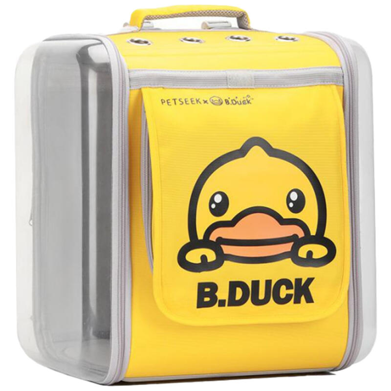 PB-003 PETSEEK B. Duck Transparent Capsule Pet Backpack