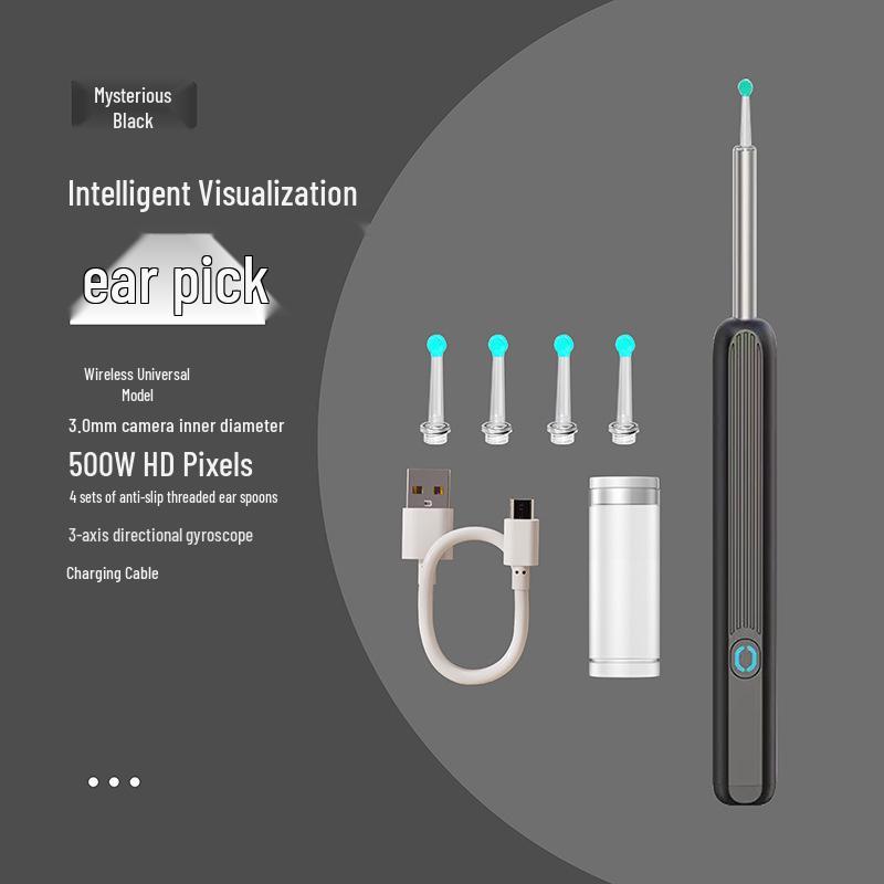 

HD Smart WiFi Visual Ear Pick Endoscope with Light