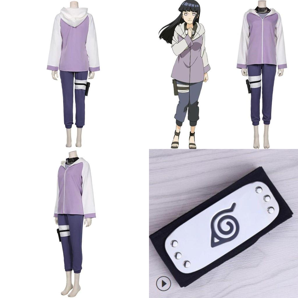 Hinata Teenage Adult Cosplay Clothes Full Set Made With Soft Polyester Fabric**