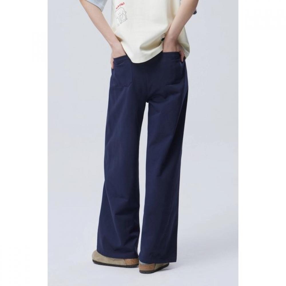 Benetton Frill Banding Diagonal Line Pants Bapt95611