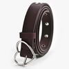 Versatile Faux Leather Belt Hollow Heart Eyelet Decorative Waist Belt  For Jeans Pants