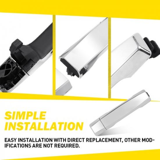 Außentürgriff für 2004-2015 Nissan Titan Armada Chrom Hinten Links Rechts EA