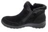 RIEKER Stiefeletten, schwarze Winterstiefel für Damen