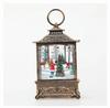 2024 Lighted Christmas Snow Globe Lantern Battery Operated LED Night Light with Hook Christmas Tree Ornaments Gift Ideas 1pc