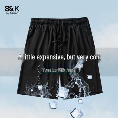 Baleno S&K Men's Ice Silk Casual Sport Shorts