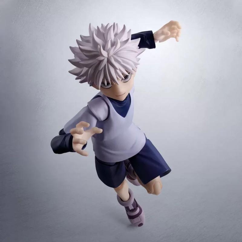 Anime-Figur „SHF Hunter Hunter Gon Freecss Killua Zoldyck KO Version“ – Bewegliche Actionfigur, Anime-Modell, Desktop-Dekoration