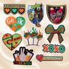 10pcs /Set Netherland Kruikenstad Emblem Embroidered Patches Iron On Patches For Clothing Netherland Carnival Patch Sewing Diy 