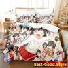 New THE iDOLM@STER Cinderella Girls Starlight Stage Bedding Set Cartoon Anime three-piece set Adult Kid Bedroom Duvetcover Sets