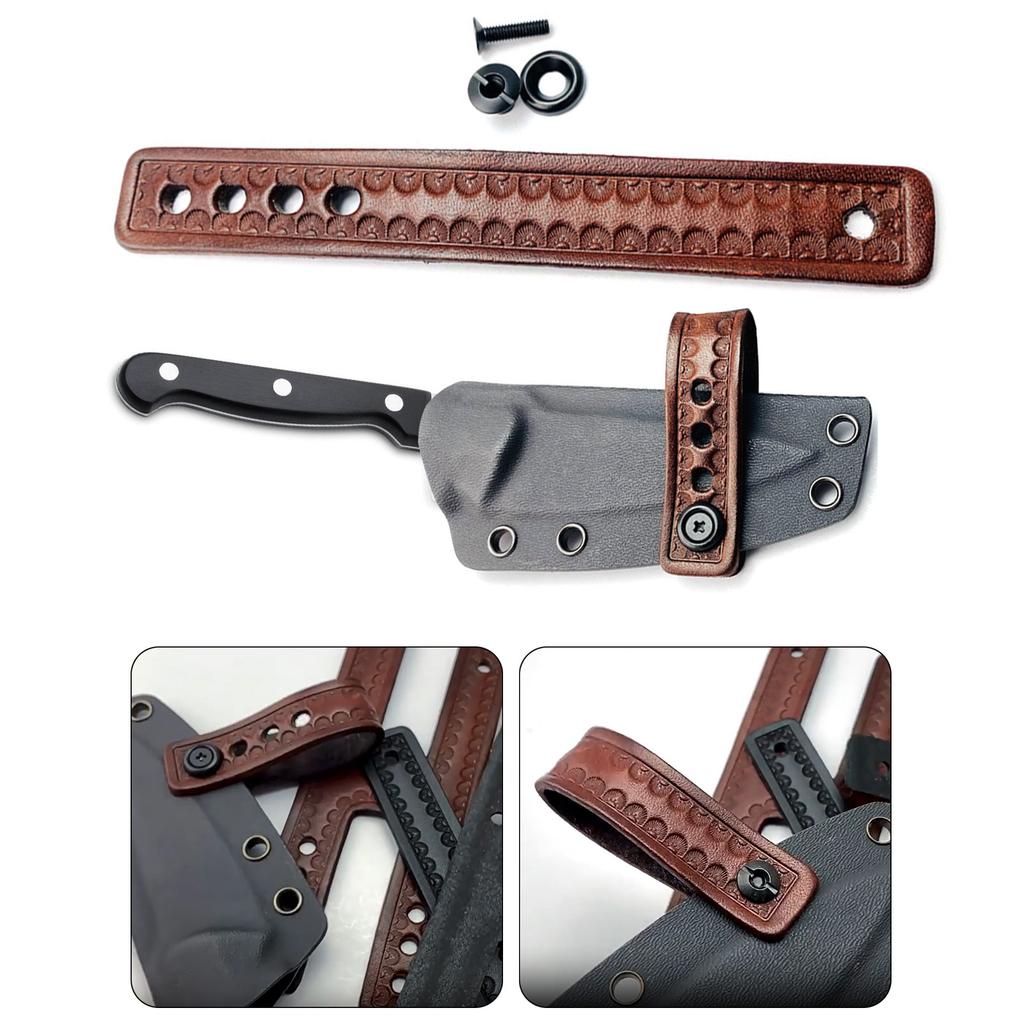 2Pcs IWB Soft Belt Rings Holsters Accessories Heavy Duty Holsters Clip Works with 1.25-2'' Belts Sheath Belt Rings