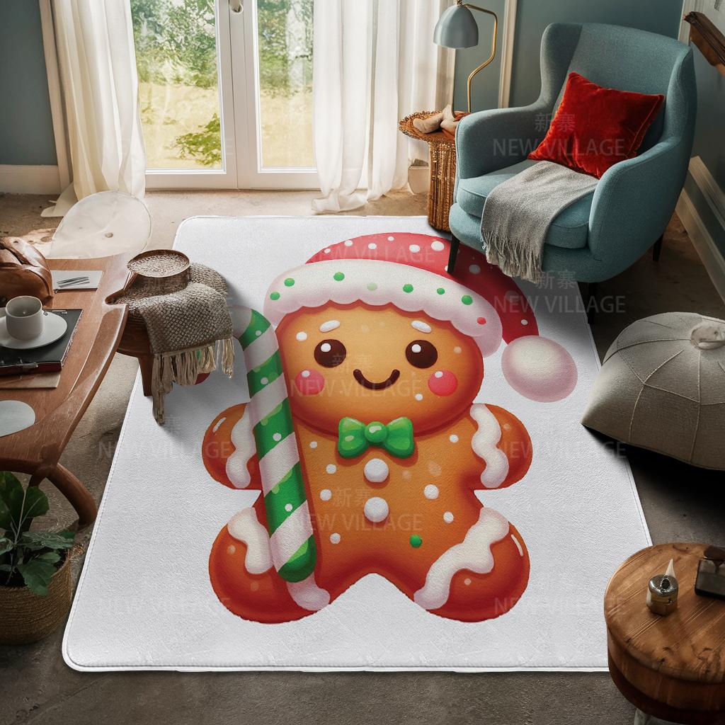 

Ковер у входа в дом Домашний коврик у двери Гостиная Ванная Комната Ноги ванная комната Нескользящие коврики с водопоглощением для ванной Счастливого Рождества зима 400mmx600mm